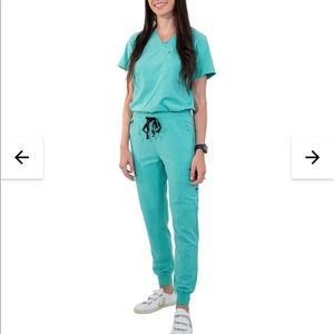 Mim Scrubs Surgical Green Scrub Set